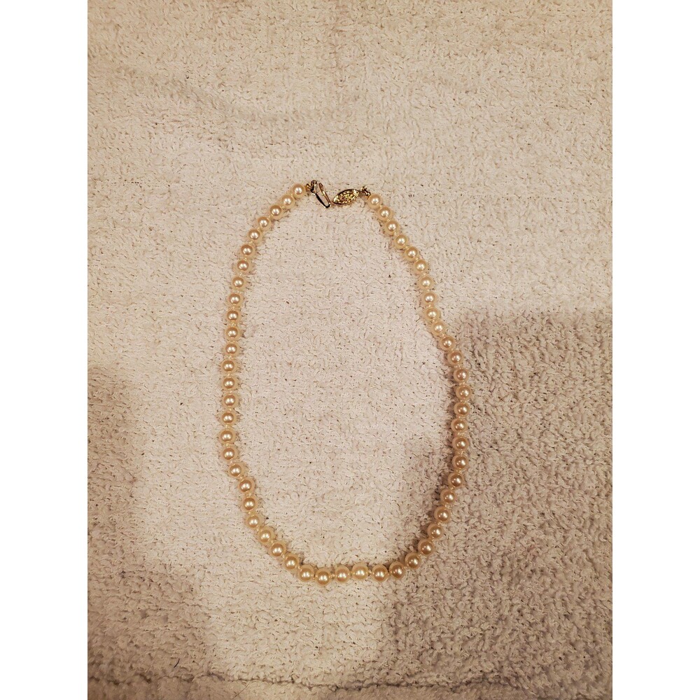 Faux Pearl Necklace